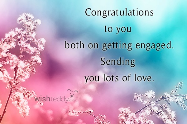 Congratulations on getting engaged - WishTeddy.com
